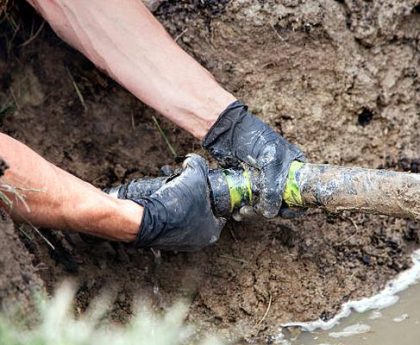 Lawrenceville storm drain blockage removal